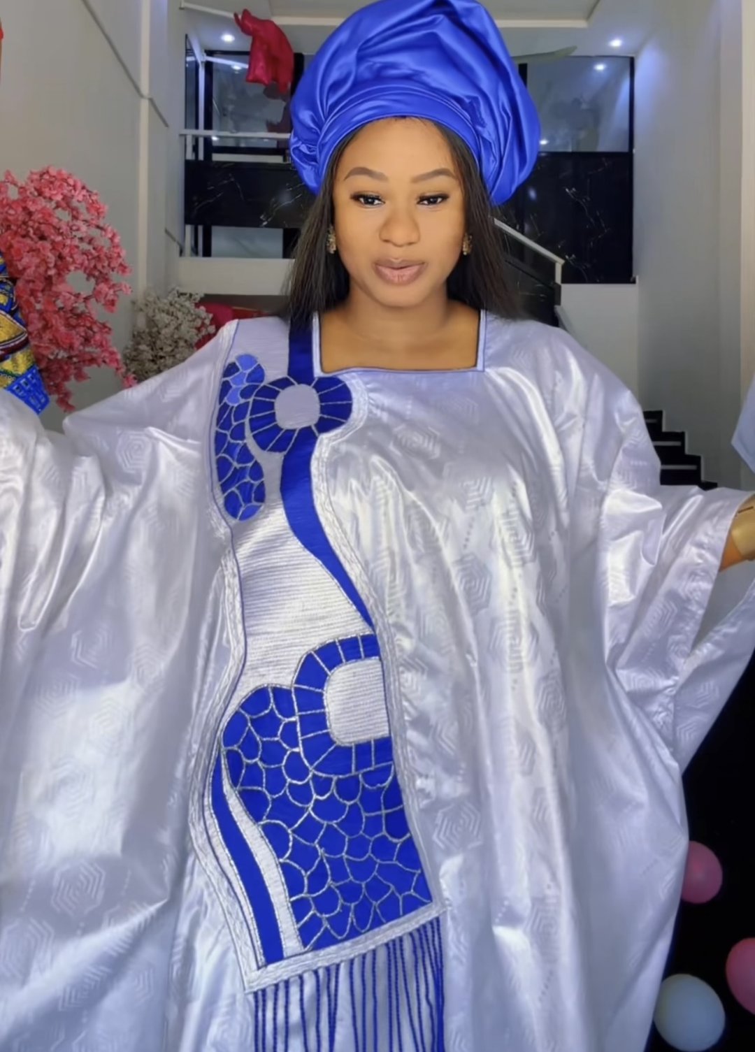Grand Boubou Saphir Royal Yemi Style